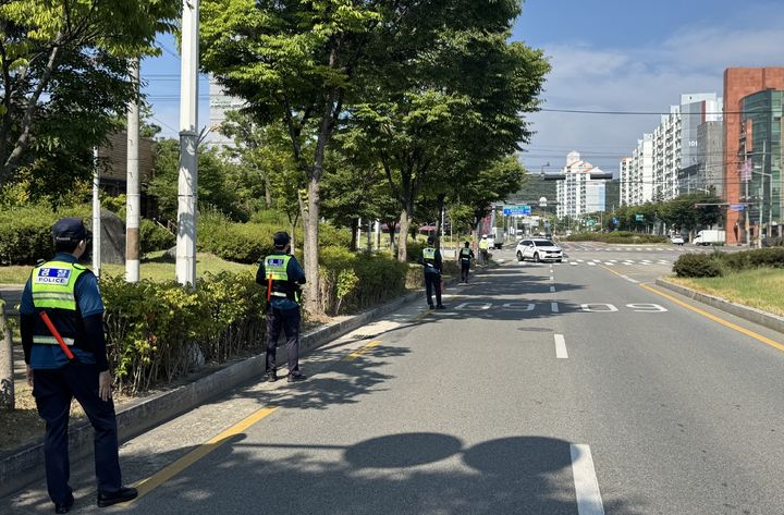 [구미소식]구미경찰, 교통법규 위반 집중 단속 등