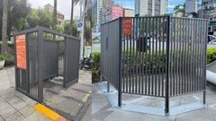 "개집이냐"…대만 도심 한복판 '철창 흡연구역' 뭇매에 결국 철거