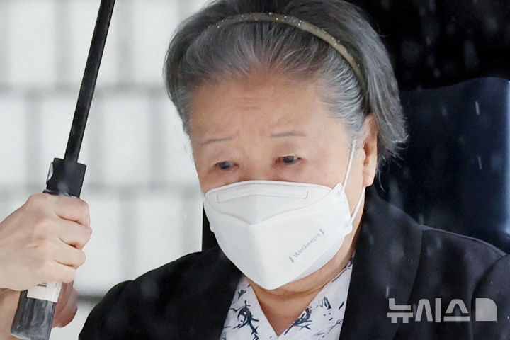 '尹정부 정교유착' 한학자 통일교 총재, 1심 징역 2년 선고 [뉴시스Pic]