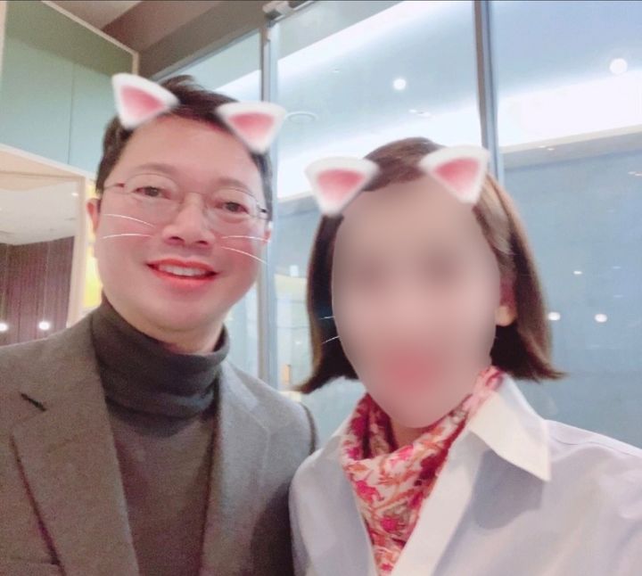 김승원, 사업가 양씨와 '고양이 필터 셀카'…친분 언제부터