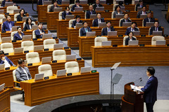 여 "전쟁 일으키려던 놈들" 야 "놈들이라니"…교섭단체 대표 연설 충돌(종합)