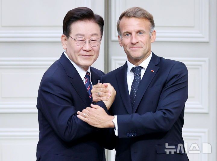 이 대통령 "호르무즈 해협 프랑스와 긴밀 공조" [뉴시스Pic]