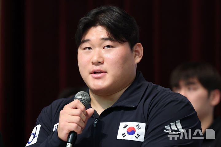 아시안게임 출전 각오 밝히는 김민종