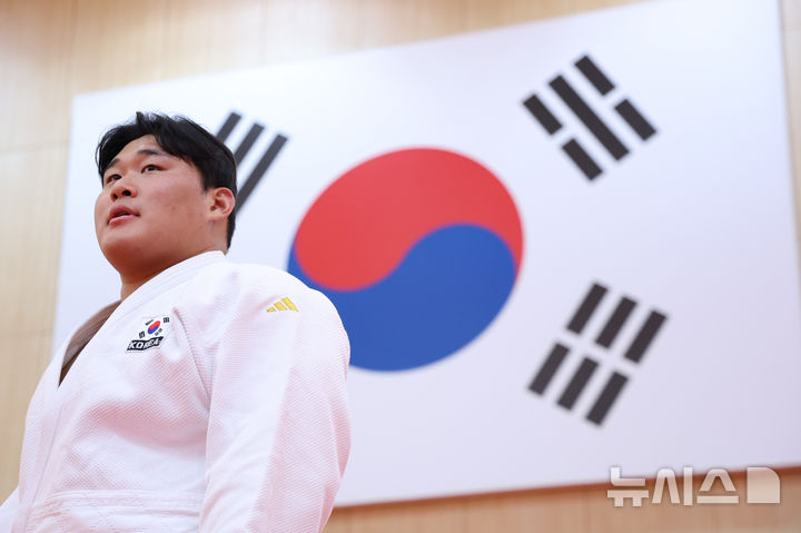 훈련하는 유도 김민종