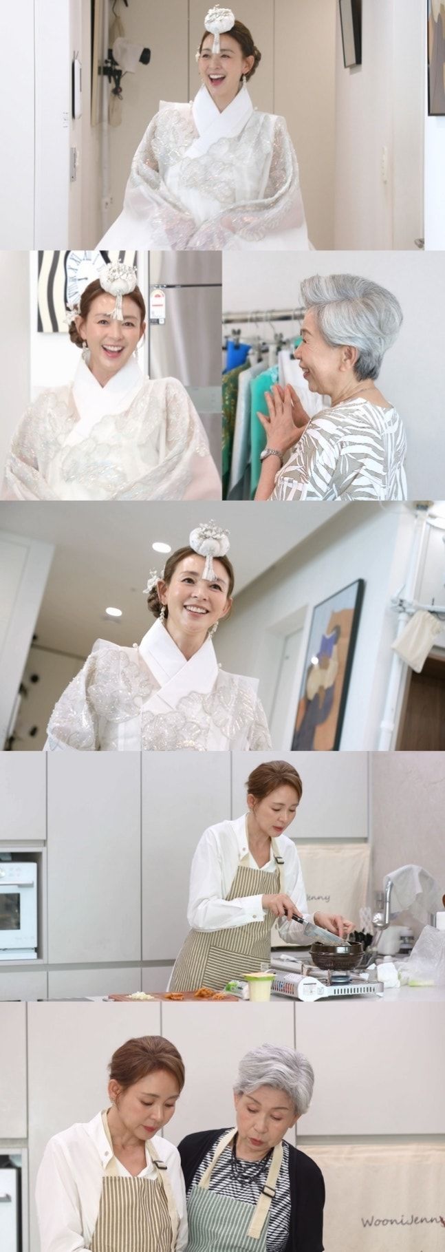 야노시호, 새하얀 한복 자태…"결혼식 다시 하고 싶다"