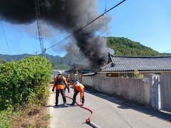 장흥 주택서 불…인명피해 없어