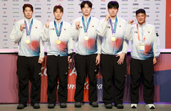 금메달과 함께하는 남자 3x3 농구대표팀