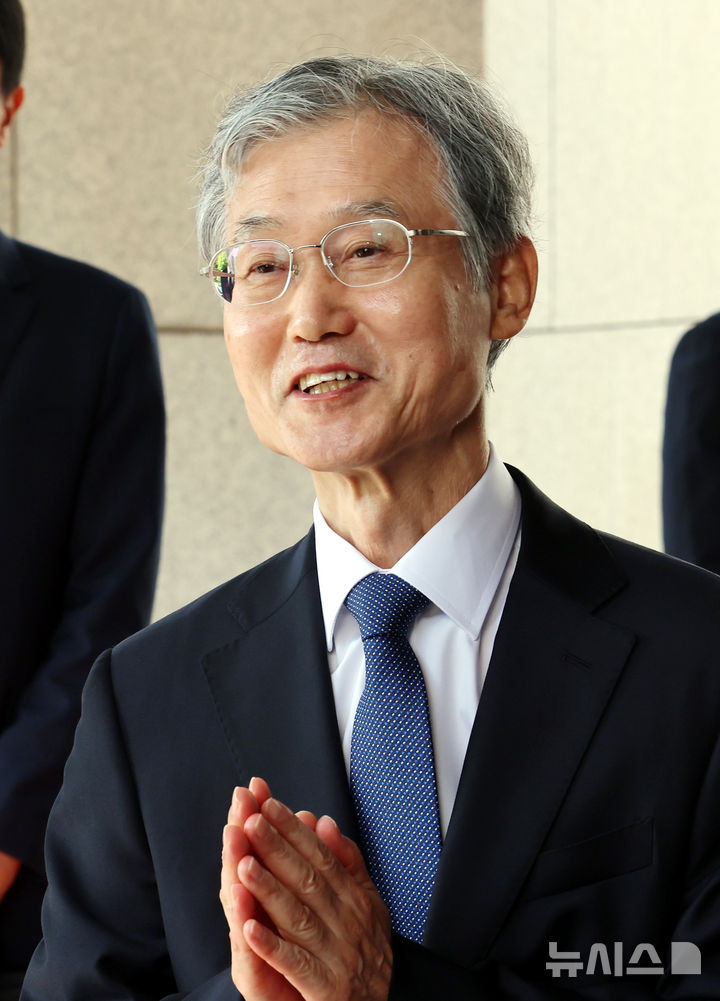 '재제청 거부' 조희대 대법원장 "국정감사 통해 이야기 할 것" [뉴시스Pic]