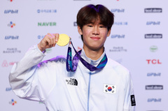 '금빛 보드' 17세 강준이 "아직 꿈 같아…LA 올림픽도 1등"[나고야AG]