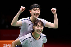 배드민턴 이소희-백하나, 여복 24년 만에 金…최강 중국 격파[나고야AG](종합)