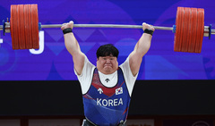 송영환, 남자 110㎏ 이상급 4위…한국 역도 銀 1개로 마감[나고야AG]