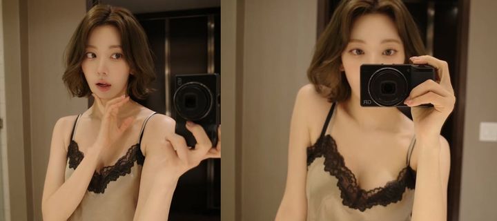 르세라핌 사쿠라, 새틴 드레스로 드러낸 직각 어깨…관리 비법은 '필라테스'