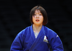 '독립운동가 후손' 유도 허미미, 일본 하늘에 태극기 휘날렸다[나고야AG]