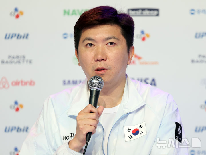 2026 아이치·나고야 아시안게임 결산 기자회견 하는 유승민 대한체육회장