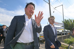 광주 팹 부지 찾은 최태원 회장, "상황이 되면 가장 빠른 속도로 최대한 짓겠다" [뉴시스Pic] 
