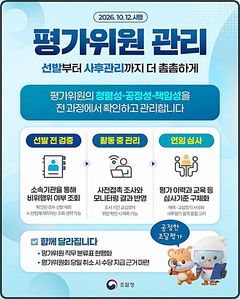 조달청, 평가위원 사전접촉시 교섭 정지…부적합 2회 판정시 해촉