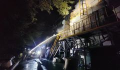 성주 부직포 재료 생산 공장서 불…인명피해 없어