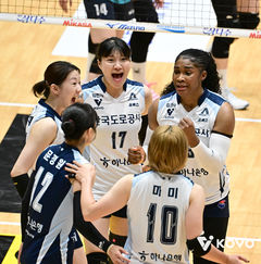 '다시 보는 챔프전' 한국도로공사, 컵대회 첫판서 GS칼텍스 3-1 격파