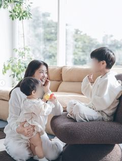 '싱글맘' 이시영 두 번째 가족사진 공개
