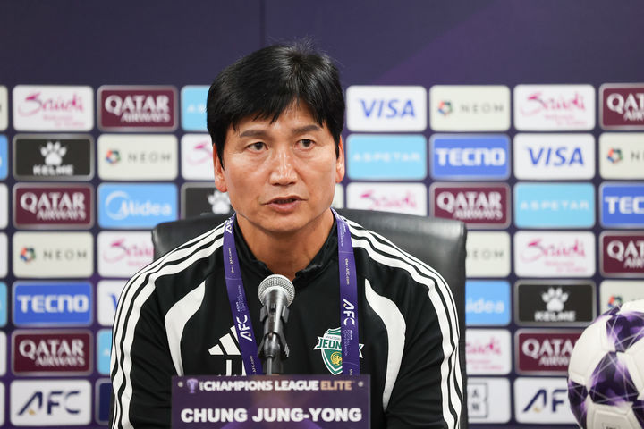 'ACLE 연승 도전' 전북 정정용 감독 "日 챔피언 고베, 피지컬 뛰어나"