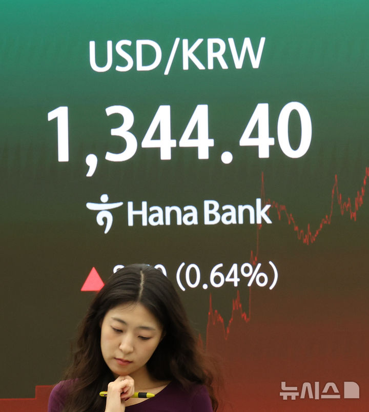 원·달러 환율 상승