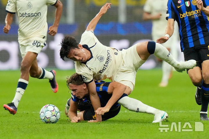 이한범 30분 브뤼허, 인테르 밀란에 4-3 승리