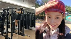 이시영, 턱걸이·물구나무서기 '능숙'…여전한 근육 유지 비결은