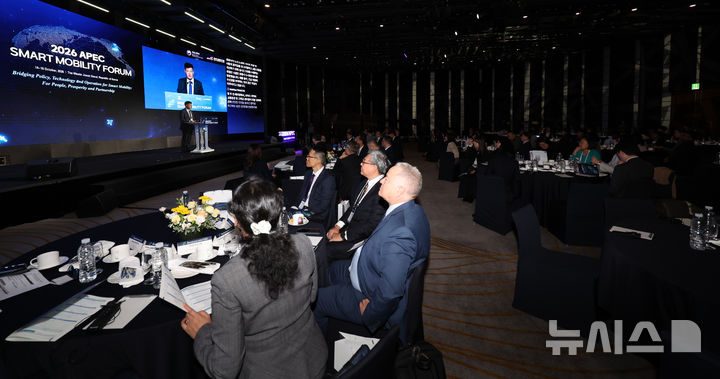 2026 APEC 스마트 모빌리티 포럼, 축사하는 마티아스 프랑케 대사