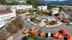 "항공기, 건물로 추락한다면" 사천소방서, 복합재난훈련