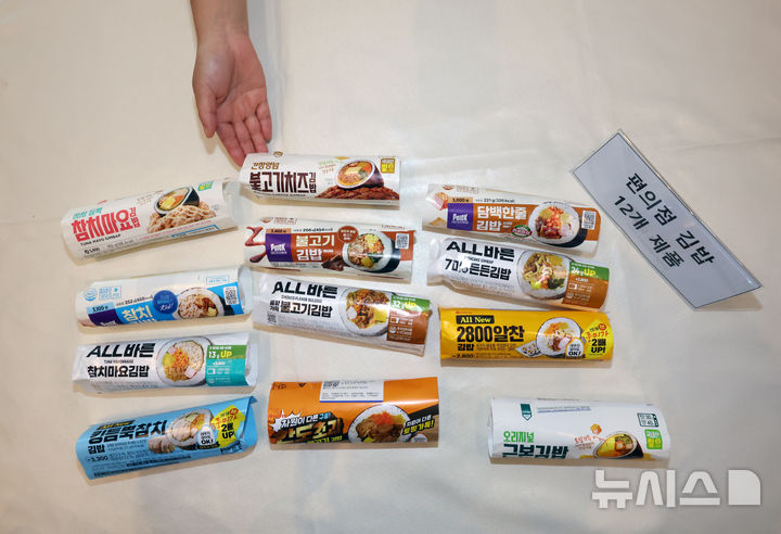 소비자원, 편의점 김밥 12종 품질 비교