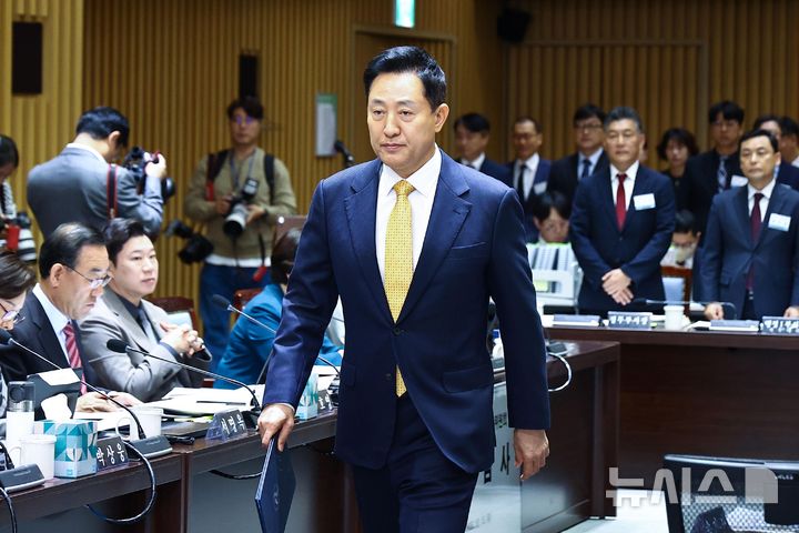 이동하는 오세훈 시장