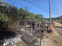 군산 성산면 양계장서 불…닭 6000마리 폐사(종합)