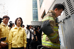부천화재 소방관 순직…추미애 "비통, 헌신 잊지 않겠다"