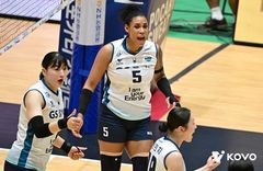 여자배구 GS칼텍스, 컵대회 결승행…한국도로공사와 격돌(종합)