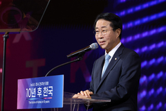 축사하는 조정식 국회의장