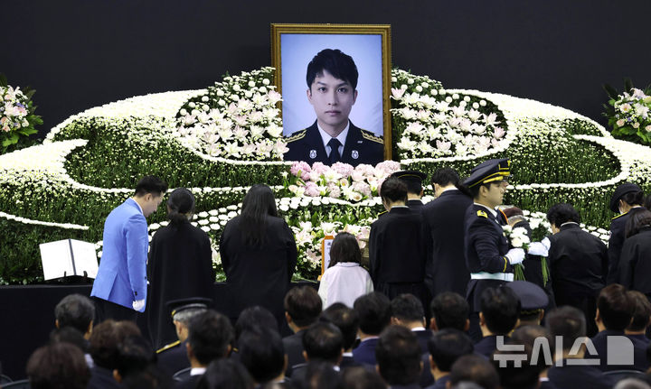 故 김진석 소방위의 영결식 엄수 [뉴시스Pic]