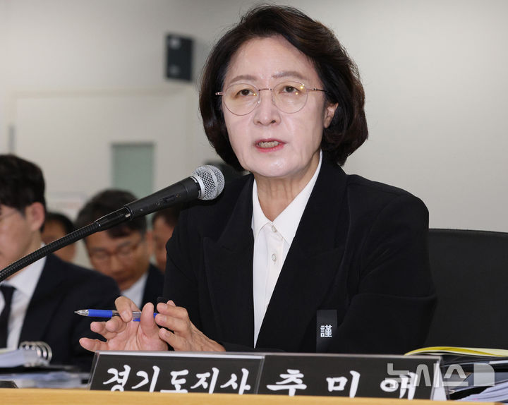추미애, 경기국제공항 추진 공감…"공항 없다는 것 말 안돼"