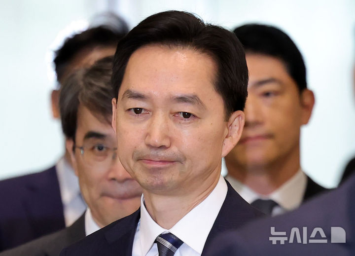 '취임' 김지용 중수청장 "오직 법과 증거에 따라 공정하게 수사할 것" [뉴시스Pic]