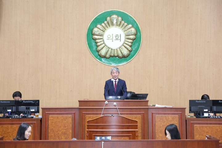 고성군의회, 제313회 임시회 폐회…각종 안건 27건 의결