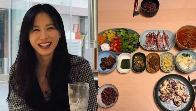 손예진, 현빈·아들과 집밥 일상…"다 같이 먹을 때 제일 행복"