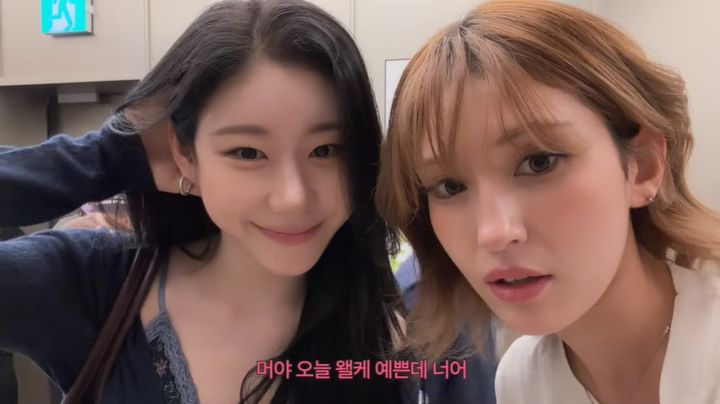 전소미·채령, 누가 더 이뻐?…피크닉서 늘씬한 몸매, 비결은