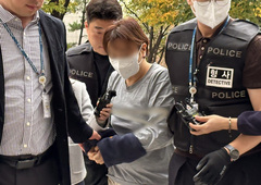 영장실질심사 출석하는 서울 강서구 친모 살인사건 피의자