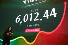 코스피, 반도체 날개 달고 6000선 안착…삼전·닉스 10% 안팎 급등