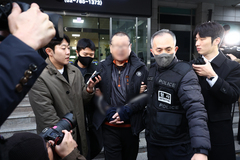 공소청 구속 송치되는 역삼동 방화 피의자