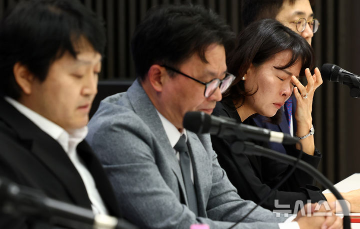 눈물 흘린 소아응급의사들 "아이들의 곁 지키고 싶다… 최소한의 안전장치 마련돼야" [뉴시스Pic]
