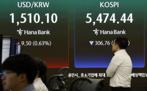 코스피 5% 급락·환율 1510원…시장 패닉