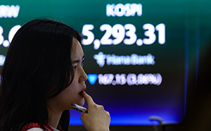 코스피 장중 3%대 급락…중동 불안·터보퀀트 악재