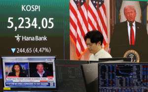 '이란 타격' 엄포에…코스피 급락·환율 급등