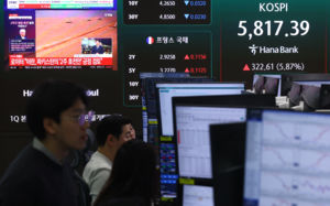 휴전에 급등…코스피·코스닥 '매수 사이드카'