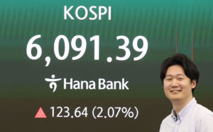 2차 협상 기대감에 32거래일만 '육천피' 안착